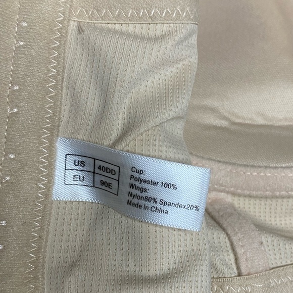 Women’s Elegant Cream Strapless Bra underwire sz 40DD - Picture 8 of 8